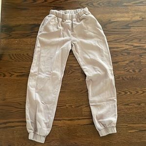 Cream Light Pink Sweatpants